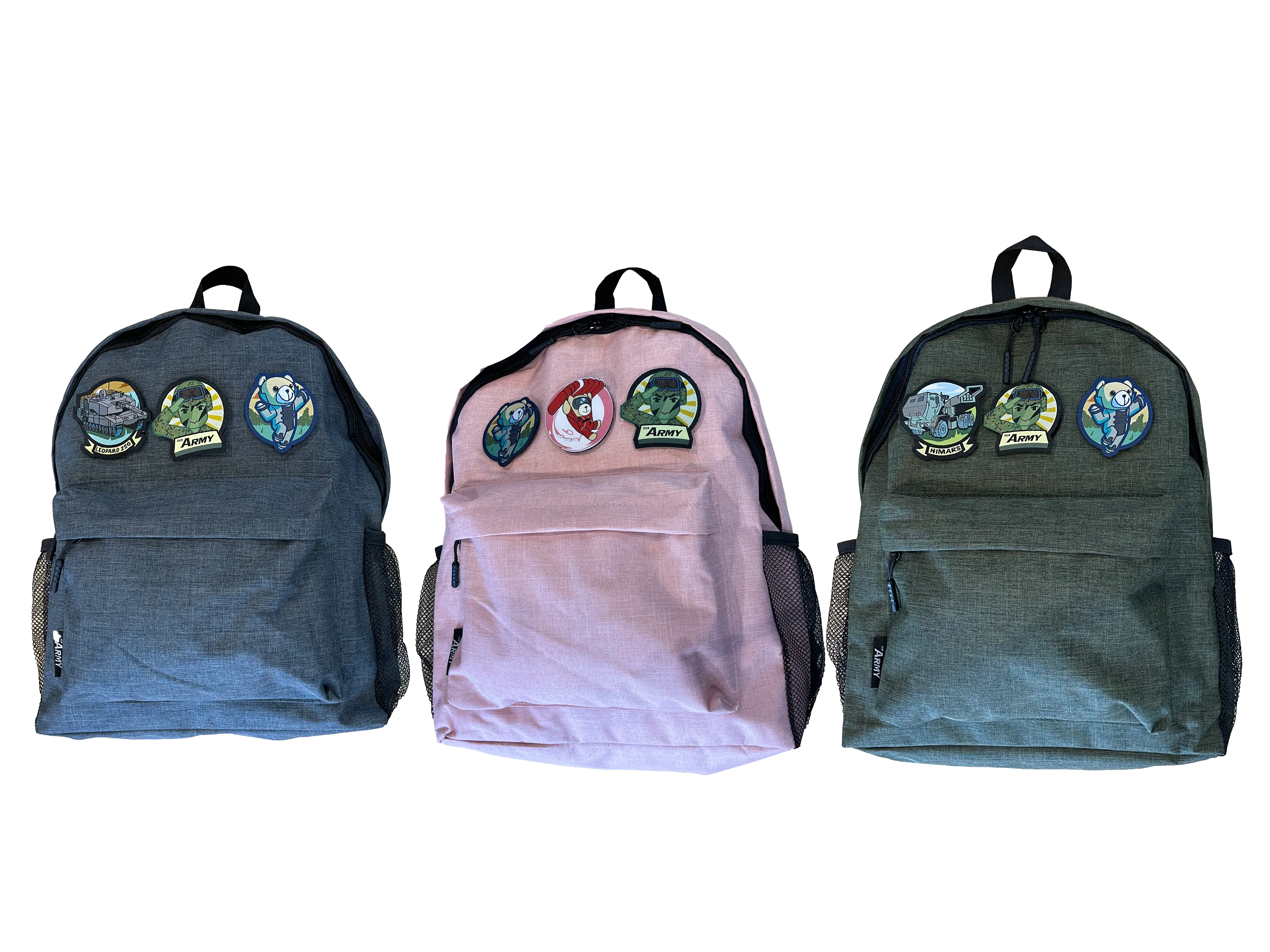 Customise Kid's Backpack with Velcro Patches