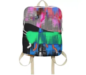 Grasshopper pink in black